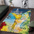 Funny Tropical Christmas Area Rug Tis The Season To Get Tipsy