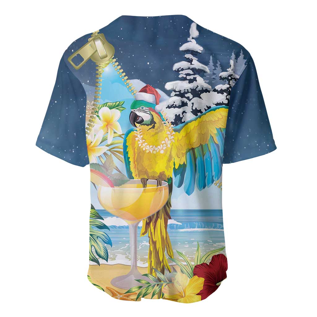 Funny Tropical Christmas Baseball Jersey Tis The Season To Get Tipsy LT7 - Polynesian Pride
