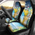 Funny Tropical Christmas Car Seat Cover Tis The Season To Get Tipsy