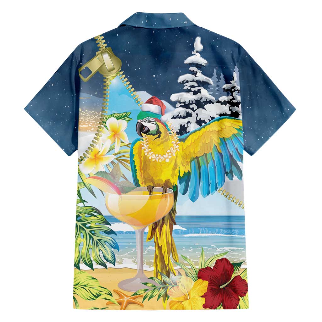 Funny Tropical Christmas Family Matching Long Sleeve Bodycon Dress and Hawaiian Shirt Tis The Season To Get Tipsy