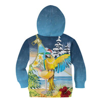 Funny Tropical Christmas Kid Hoodie Tis The Season To Get Tipsy
