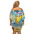 Funny Tropical Christmas Off Shoulder Short Dress Tis The Season To Get Tipsy