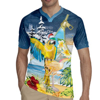 Funny Tropical Christmas Rugby Jersey Tis The Season To Get Tipsy LT7 - Polynesian Pride