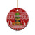 Hawaii Pineapple Christmas Ceramic Ornament Mele Kalikimaka LT7 - Polynesian Pride