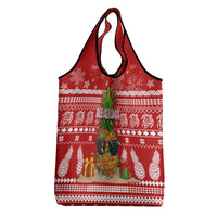 Hawaii Pineapple Christmas Grocery Bag Mele Kalikimaka LT7 - Polynesian Pride
