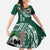 Hawaii Rainbow Warriors Personalized Family Matching Off The Shoulder Long Sleeve Dress and Hawaiian Shirt Kakau Ikakai Laau Pama