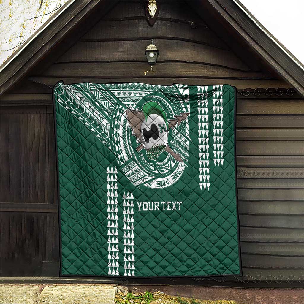 Hawaii Rainbow Warriors Personalized Quilt Kakau Ikakai Laau Pama