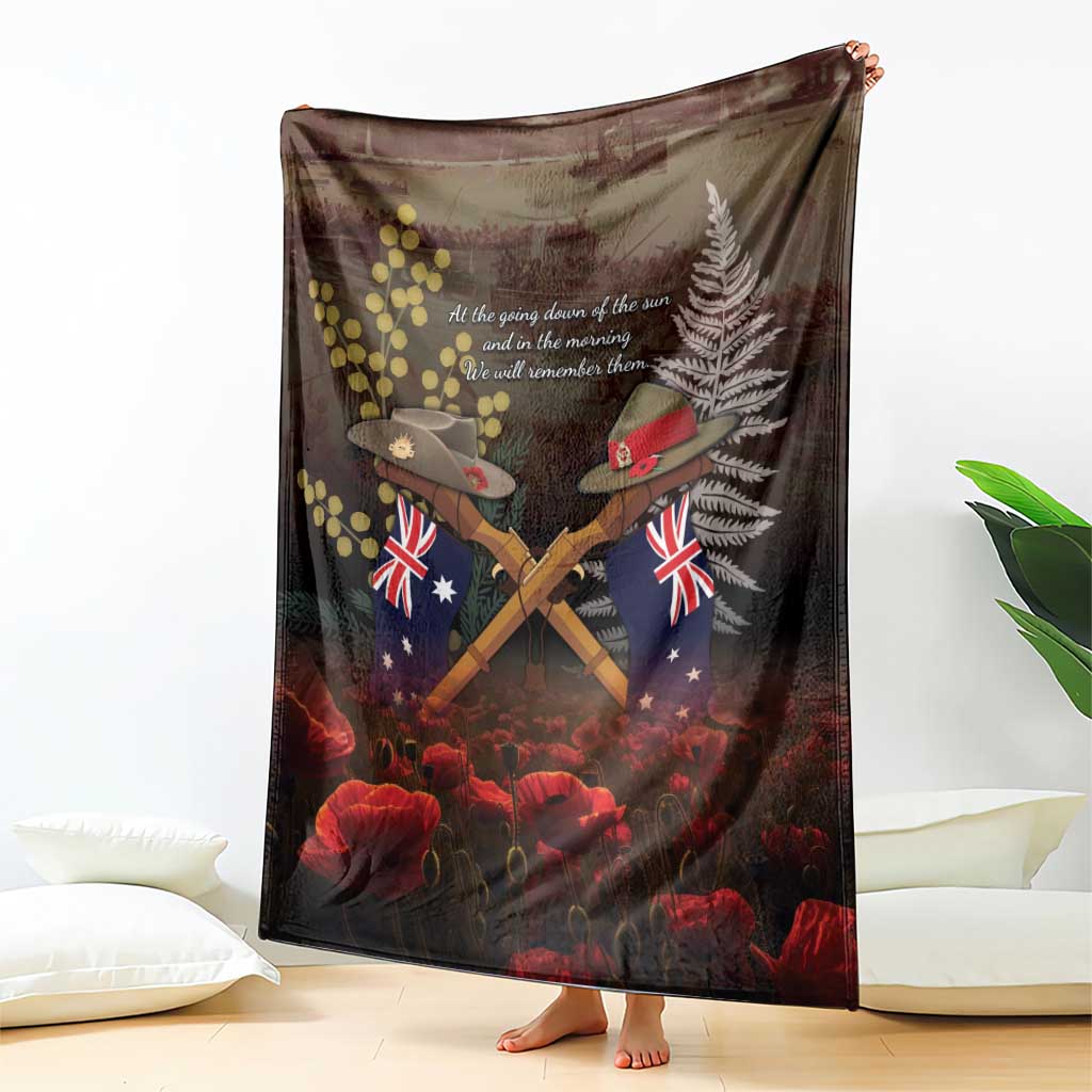 Australia - New Zealand ANZAC Blanket Gallipoli ANZAC Cove Landing