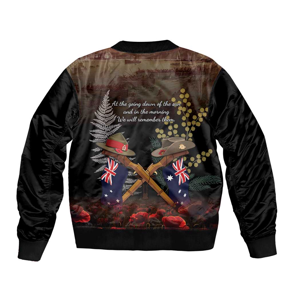 Australia - New Zealand ANZAC Bomber Jacket Gallipoli ANZAC Cove Landing