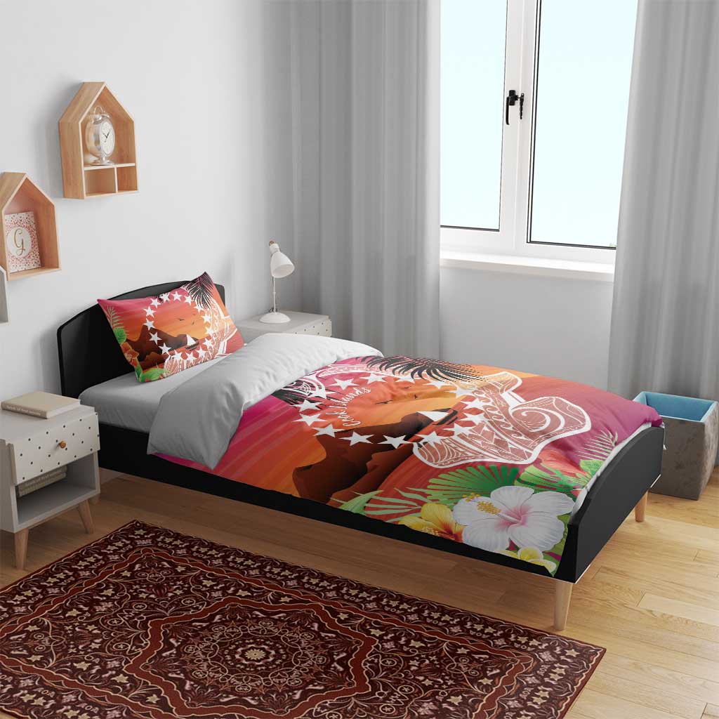 Kia Orana Cook Islands Bedding Set Sunset Dream LT7 - Polynesian Pride