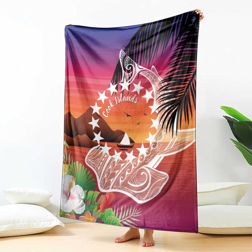 Kia Orana Cook Islands Blanket Sunset Dream