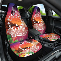 Kia Orana Cook Islands Car Seat Cover Sunset Dream LT7 One Size Art - Polynesian Pride
