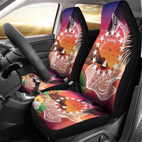 Kia Orana Cook Islands Car Seat Cover Sunset Dream LT7 - Polynesian Pride