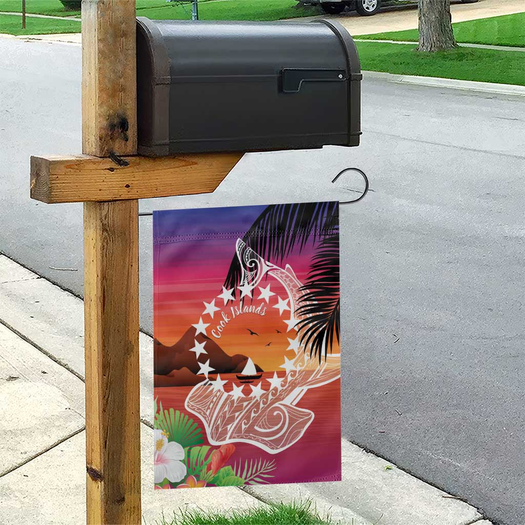 Kia Orana Cook Islands Garden Flag Sunset Dream