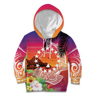Kia Orana Cook Islands Kid Hoodie Sunset Dream