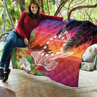 Kia Orana Cook Islands Quilt Sunset Dream LT7 - Polynesian Pride