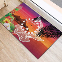 Kia Orana Cook Islands Rubber Doormat Sunset Dream LT7 - Polynesian Pride