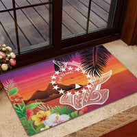 Kia Orana Cook Islands Rubber Doormat Sunset Dream LT7 - Polynesian Pride
