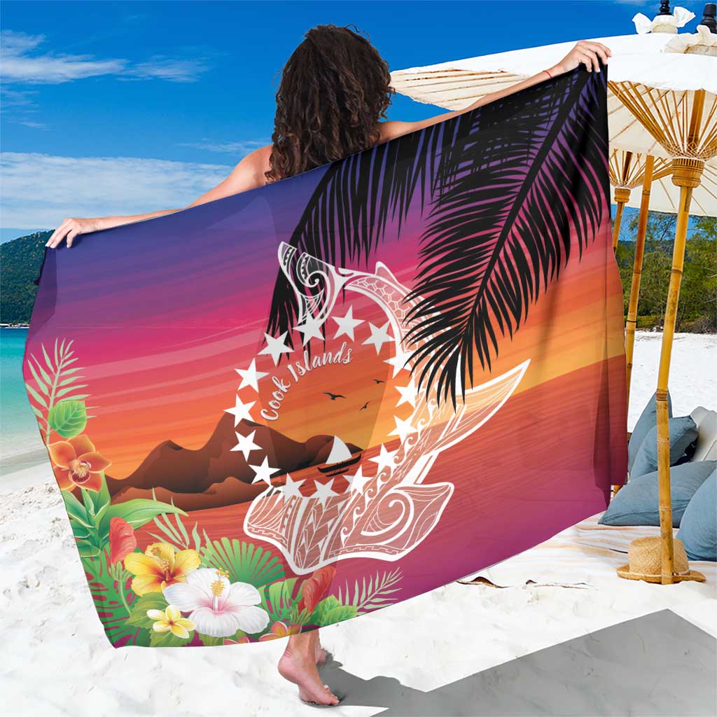 Kia Orana Cook Islands Sarong Sunset Dream LT7 One Size 44 x 66 inches Art - Polynesian Pride