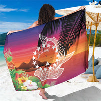 Kia Orana Cook Islands Sarong Sunset Dream LT7 One Size 44 x 66 inches Art - Polynesian Pride