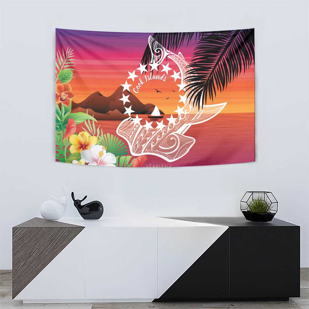 Kia Orana Cook Islands Tapestry Sunset Dream LT7 - Polynesian Pride