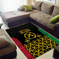 Vanuatu Indipendens Dei Area Rug Tribal Sand Drawing