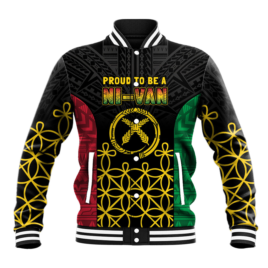 Vanuatu Indipendens Dei Baseball Jacket Tribal Sand Drawing LT7 Unisex Colorful - Polynesian Pride