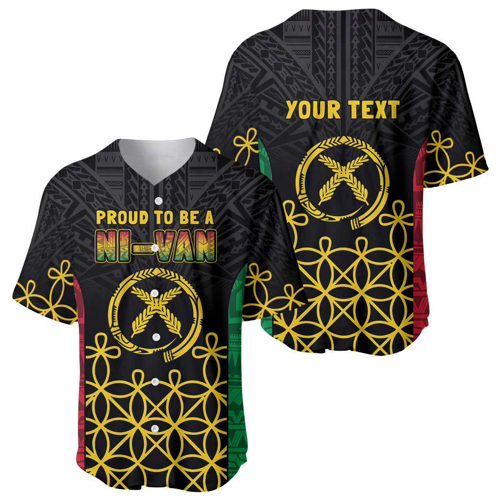 Vanuatu Indipendens Dei Baseball Jersey Tribal Sand Drawing LT7 - Polynesian Pride
