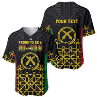 Vanuatu Indipendens Dei Baseball Jersey Tribal Sand Drawing LT7 - Polynesian Pride