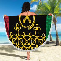 Vanuatu Indipendens Dei Beach Blanket Tribal Sand Drawing LT7 - Polynesian Pride