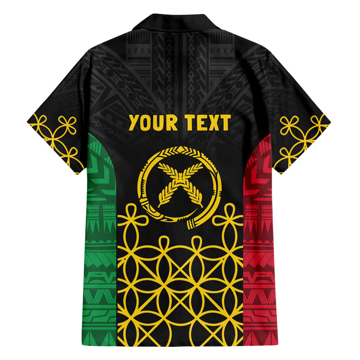 Vanuatu Indipendens Dei Family Matching Summer Maxi Dress and Hawaiian Shirt Tribal Sand Drawing LT7 - Polynesian Pride