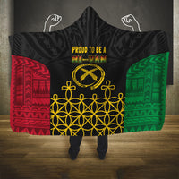 Vanuatu Indipendens Dei Hooded Blanket Tribal Sand Drawing