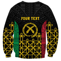 Vanuatu Indipendens Dei Sweatshirt Tribal Sand Drawing LT7 - Polynesian Pride