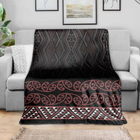 Maori Taniko Patterns Blanket Brown Niho Taniwha Mix Paatiki Motifs