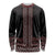 Maori Taniko Patterns Long Sleeve Shirt Brown Niho Taniwha Mix Paatiki Motifs