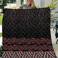 Maori Taniko Patterns Quilt Brown Niho Taniwha Mix Paatiki Motifs LT7 Brown - Polynesian Pride
