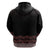 Maori Taniko Patterns Zip Hoodie Brown Niho Taniwha Mix Paatiki Motifs