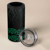 Maori Taniko Patterns 4 in 1 Can Cooler Tumbler Pounamu Niho Taniwha Mix Paatiki Motifs LT7 - Polynesian Pride