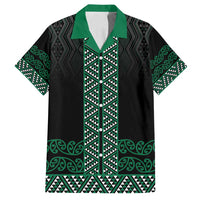 Maori Taniko Patterns Family Matching Tank Maxi Dress and Hawaiian Shirt Pounamu Niho Taniwha Mix Paatiki Motifs