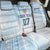 Fiji Rugby Custom Kaiviti Masi Back Car Seat Cover Turquoise - Polynesian Pride