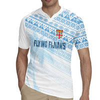 Fiji Rugby Custom Kaiviti Masi Rugby Jersey Turquoise LT7 - Polynesian Pride