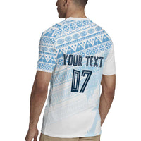 Fiji Rugby Custom Kaiviti Masi Rugby Jersey Turquoise LT7 - Polynesian Pride