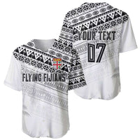 Fiji Rugby Custom Kaiviti Masi Baseball Jersey Black - Polynesian Pride