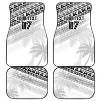 Fiji Rugby Custom Kaiviti Masi Car Mats Black LT7 - Polynesian Pride