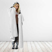 Fiji Rugby Custom Kaiviti Masi Hooded Blanket Black - Polynesian Pride