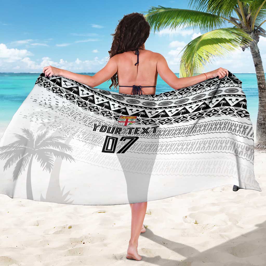 Fiji Rugby Custom Kaiviti Masi Sarong Black LT7 - Polynesian Pride