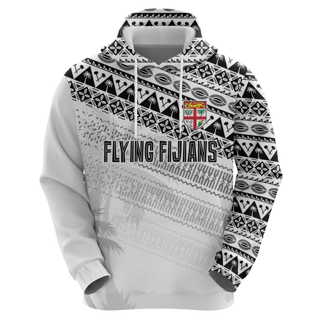 Fiji Rugby Custom Kaiviti Masi Zip Hoodie Black LT7 - Polynesian Pride