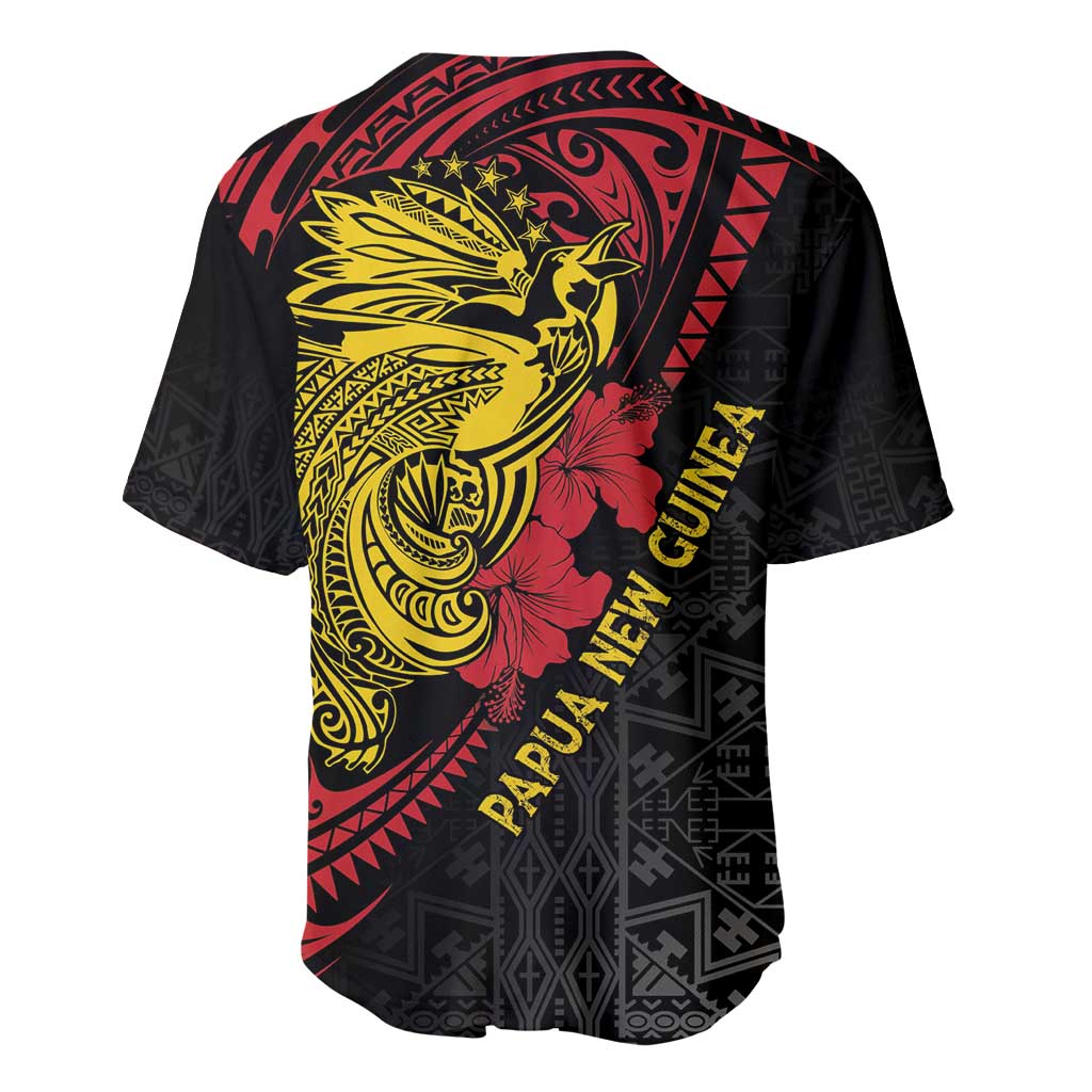 Papua New Guinea 49th Independence Day Baseball Jersey Motuan Revareva Bird-of-Paradise LT7 - Polynesian Pride