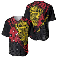 Papua New Guinea 49th Independence Day Baseball Jersey Motuan Revareva Bird-of-Paradise LT7 - Polynesian Pride