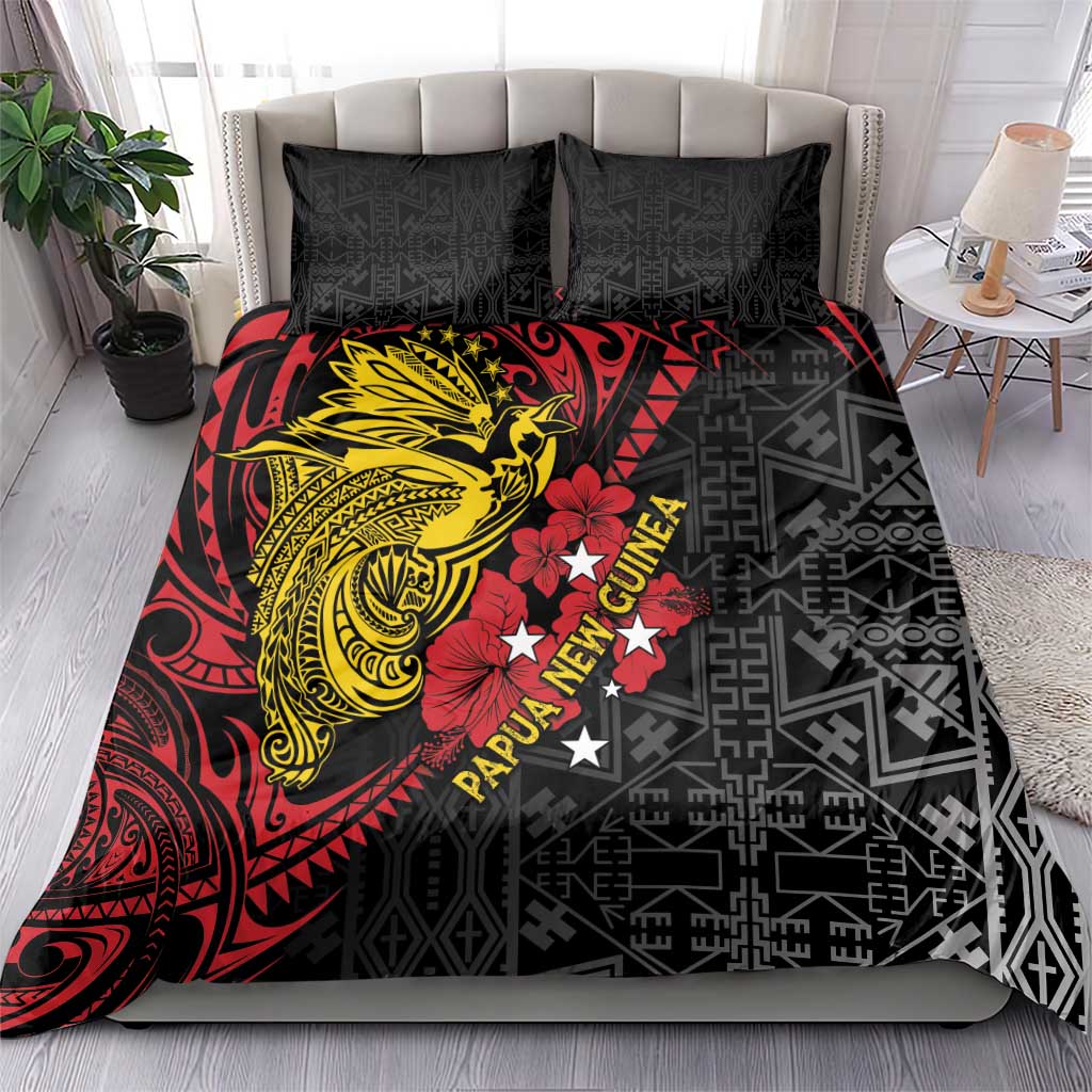 Papua New Guinea 49th Independence Day Bedding Set Motuan Revareva Bird-of-Paradise LT7 - Polynesian Pride